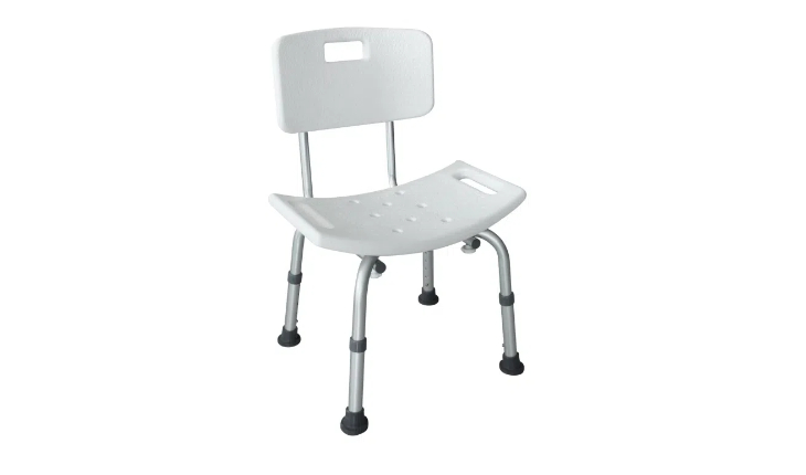 高度可調，帶靠背設計，提供舒適支撐。